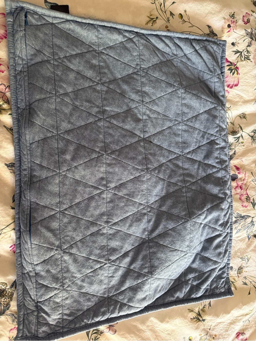 UGG Quilted Denim-Blue Throw Blanket